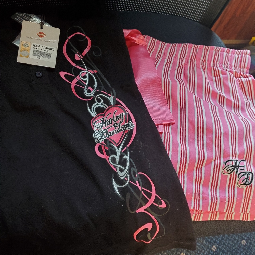 Harley Davidson 2piece sleepwear set